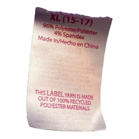 No Boundaries Cropped Crew Long Sleeve Ribbed Lavender Womens Size XL - Picture 4 of 5